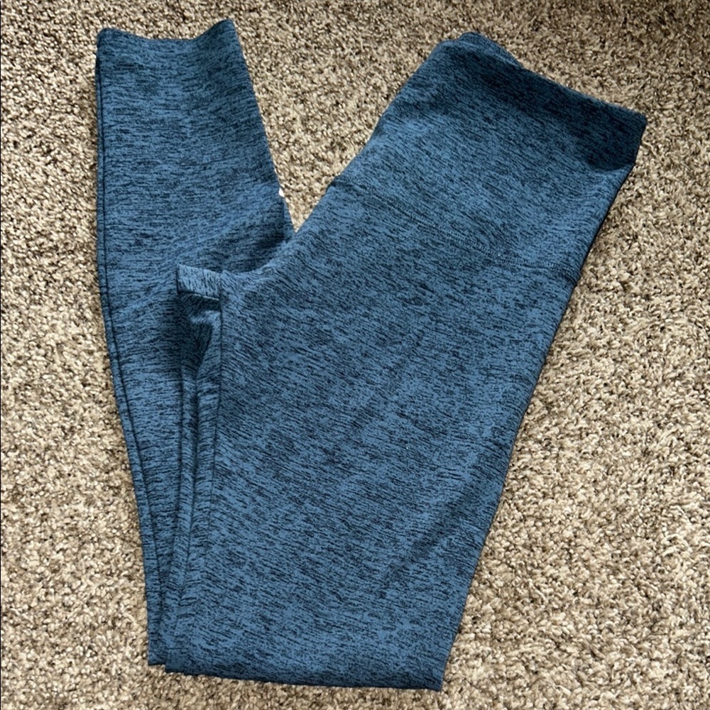 Lorna Jane Blue Heathered Leggings